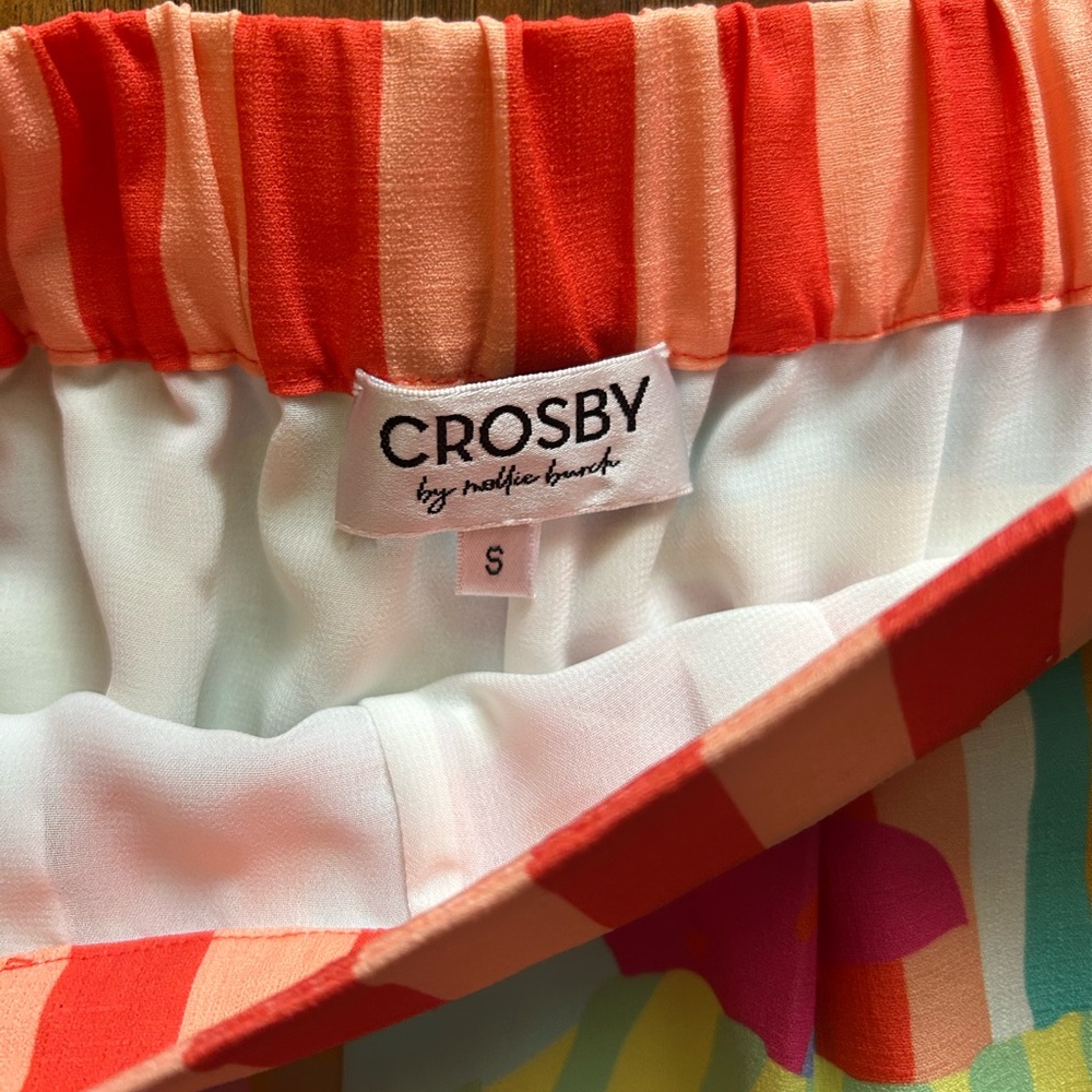 Crosby By Millie Burch High Waisted Shorts Women’s Size Small Multicolored - Picture 3 of 9